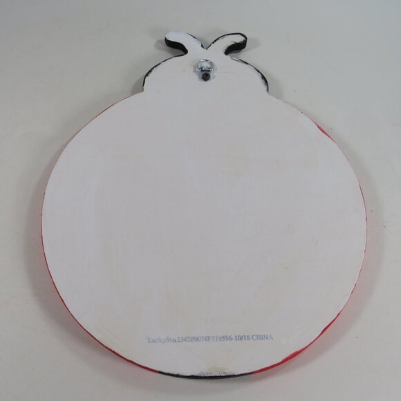 Ladybug 1/4" thick wood wall decor dimensional 13" tall - Picture 2 of 8